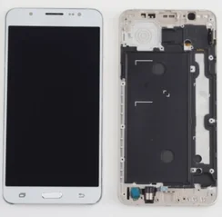 Дисплей для Samsung J7 Prime G610 в сборе с тачскрином на рамке (белый)