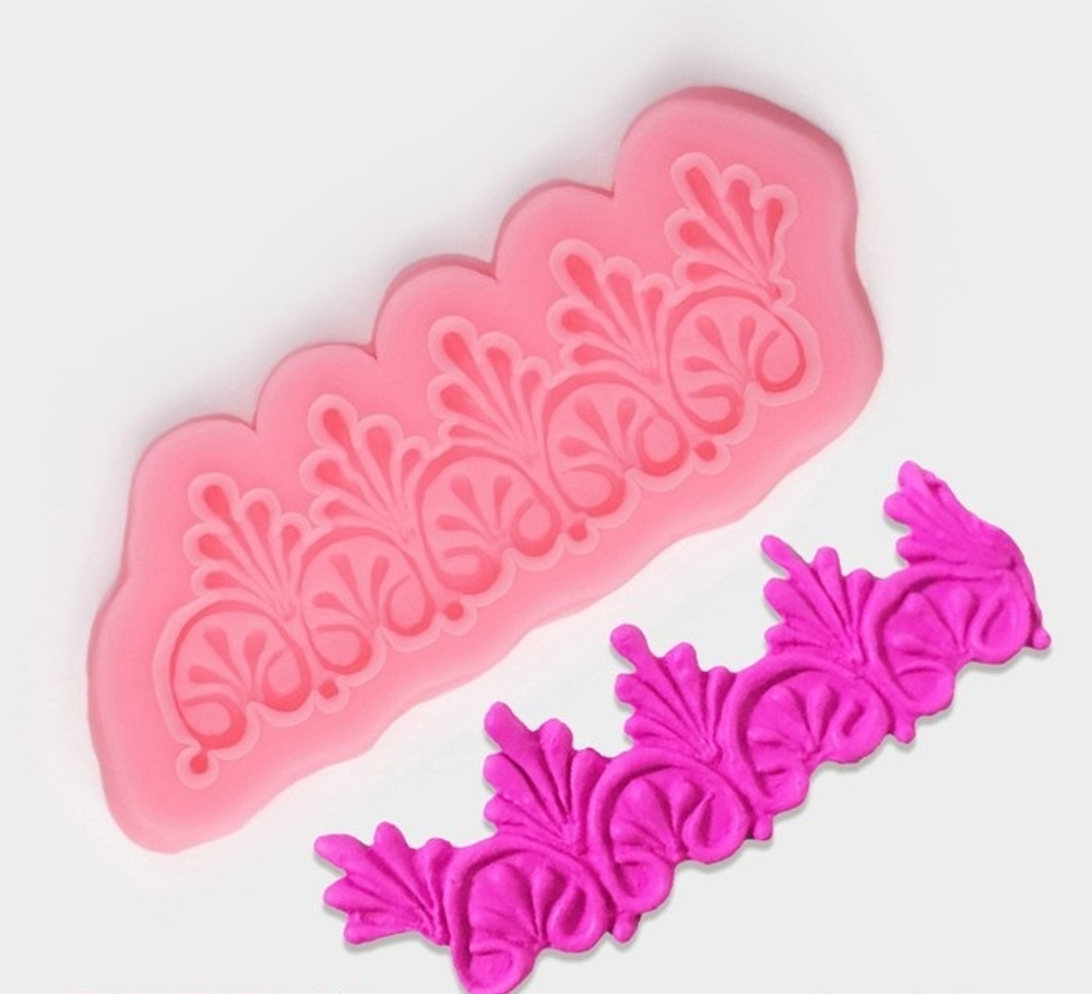 Молд силиконовый для заливки "Вензель" 17*6,5см