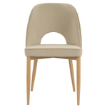 Стул evelyn, велюр, бежевый