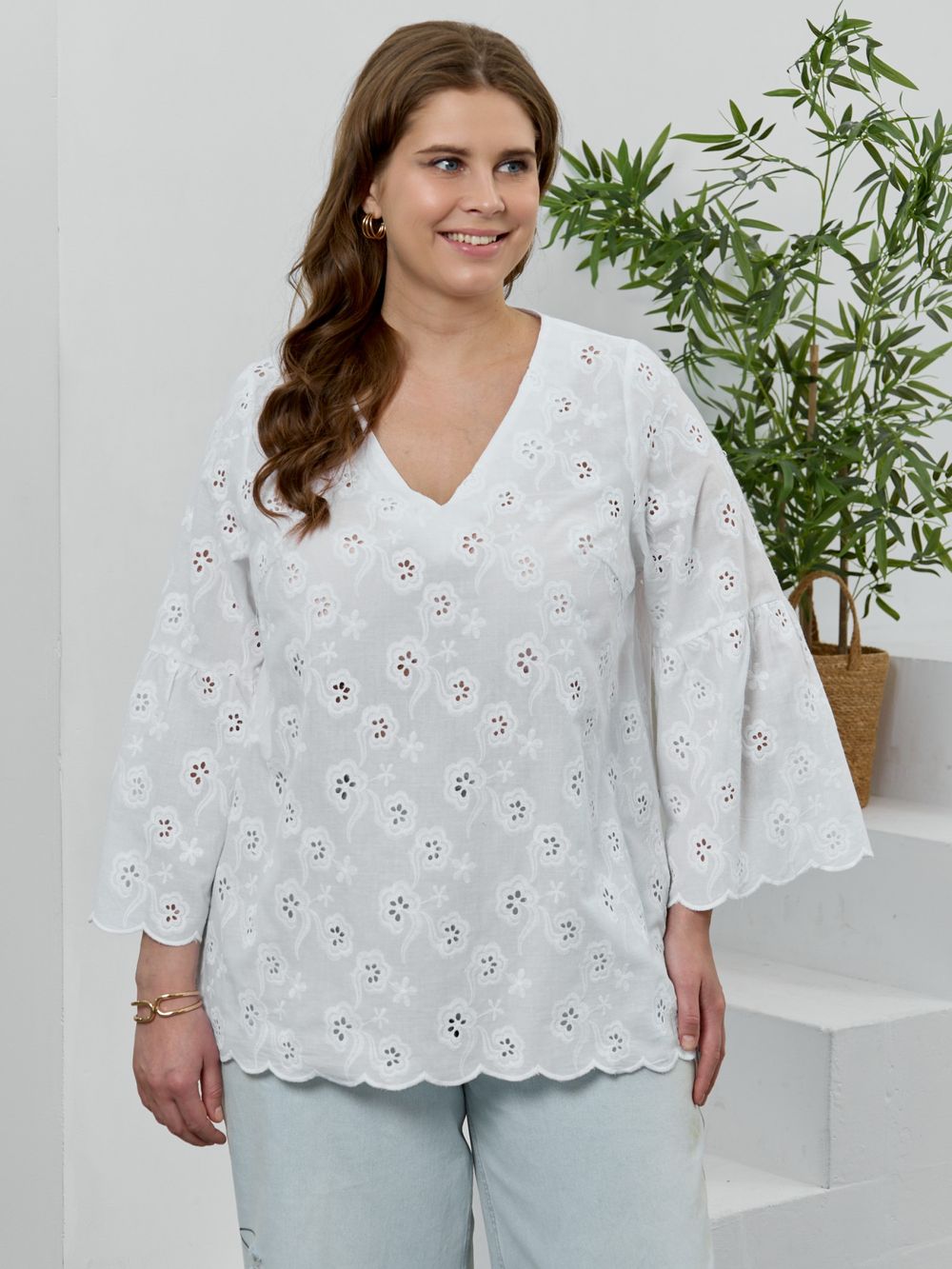 Блузка Милица-2 Виотекс БЕЛЫЙ -6