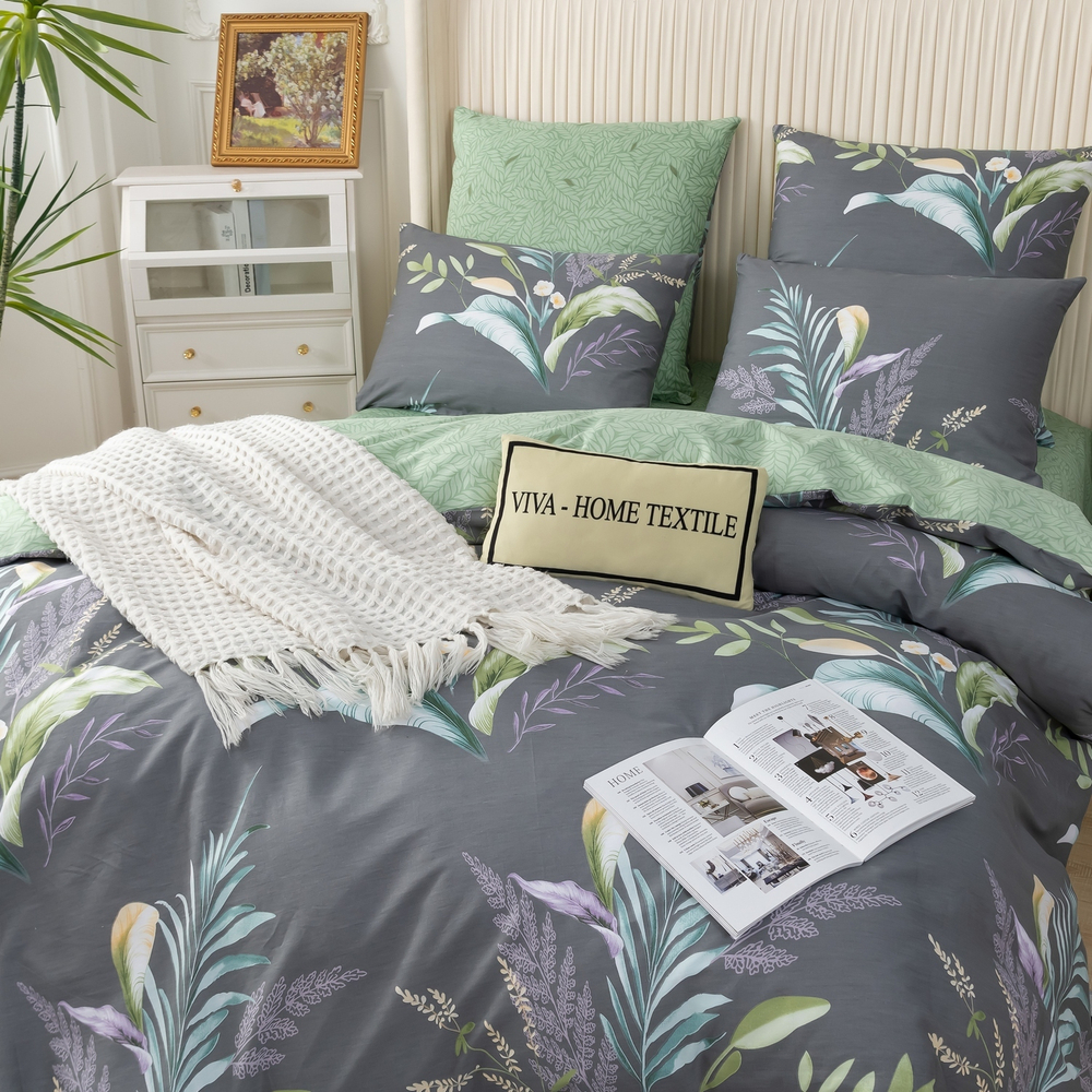 Комплект постельного белья Делюкс Сатин 100% хлопок L507