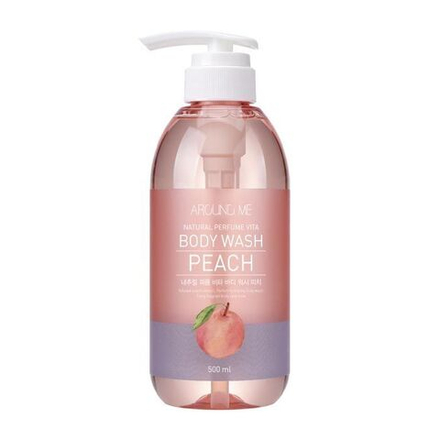 Welcos Around Me Peach Гель для душа Around me Natural Perfume Vita Body Wash Peach