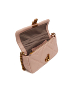 Кожаная сумка-мессенджер THE QUILTED LEATHER J MARC MINI Marc Jacobs - пудро-розовый(2S3HSH016H03)