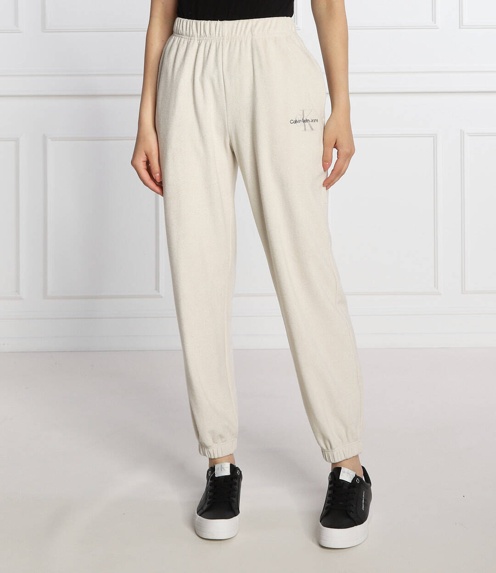 спортивные штаны CALVIN KLEIN JEANS - кремовый(J20J218972)