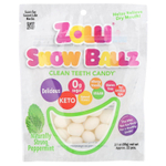 Zollipops, Zolli® Snow Ballz, натуральная крепкая мята, прибл. 22 шт., 88 г (3,1 унции)