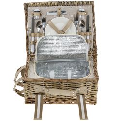 GAEM Корзина для пикника на 2 персоны, L44 W31 H17 см