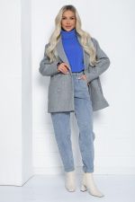 Пальто Я в теме (серое) Б12484-7 LT Collection