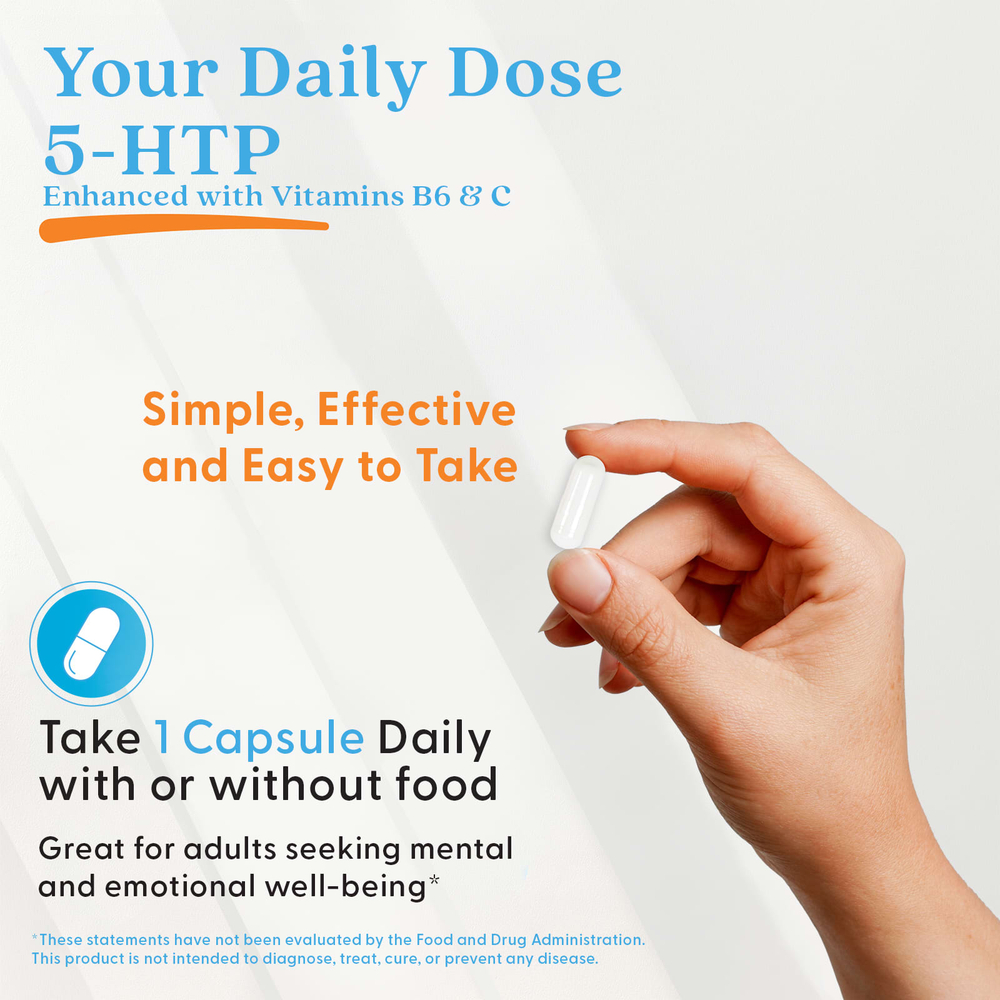 Doctor's Best, 5-HTP, 100 мг, 180 вегетарианских капсул