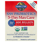 Garden of Life, RAW Probiotics, 5-Day Max Care, 93,5 г (3,29 унции)