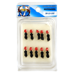 Мормышка "Муравей" с лыской + подвеска (3мм, 0.8гр)