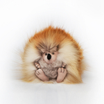 ёжик из натурального меха