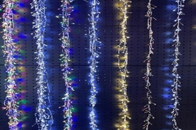 Гирлдянда "мишура" разноцветная 300Led 10M NP-3400