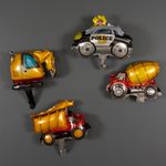 Шар с клапаном (14"/36 см) Мини-фигура, Полицейская машина