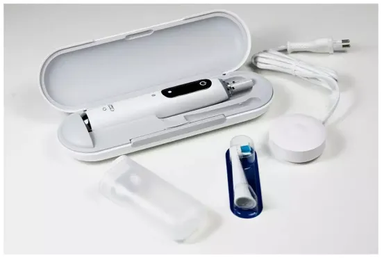 Электрическая зубная щетка Оrаl-В iO Sеries 9 White Аlаbаstеr