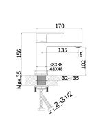 B10672-7 Смеситель для раковины BELZ