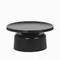 Кофейный стол Tuba Ø75х38 см, черный