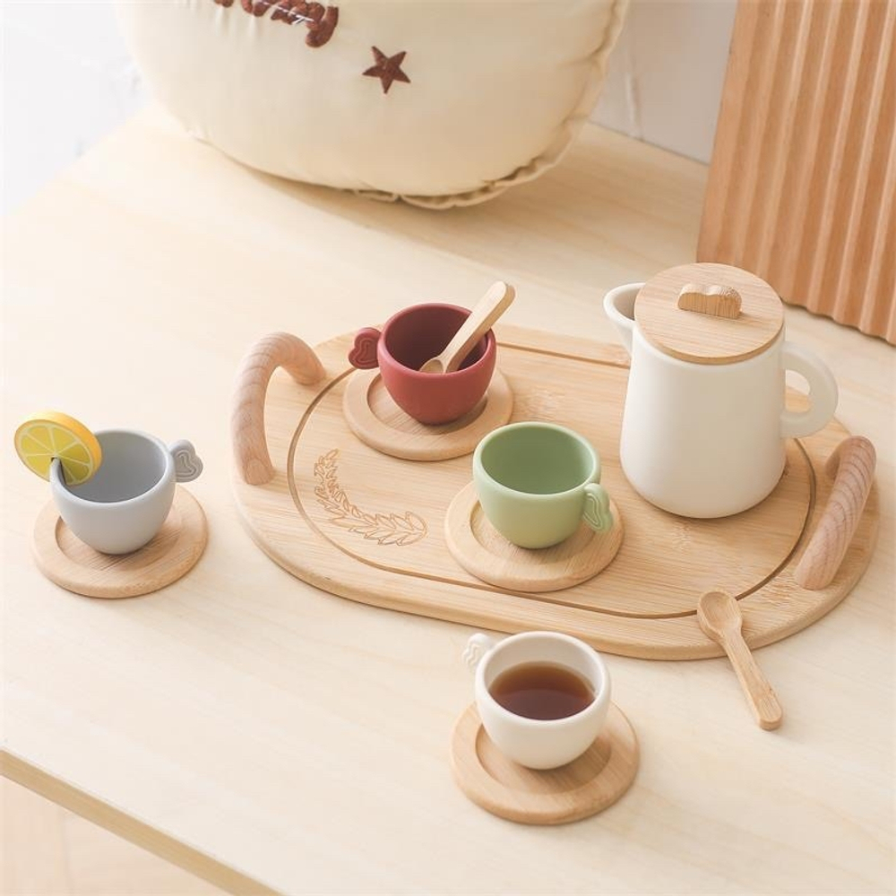 Игрушка Набор Tea-set из дерева
