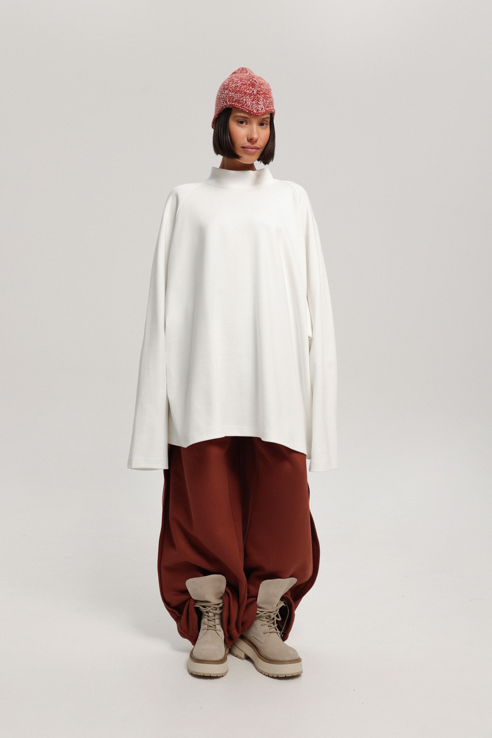 Лонгслив с кокеткой