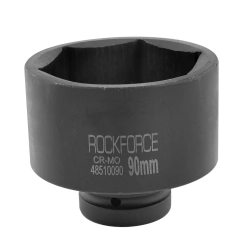 Головка ударная глубокая 1'', 90мм (6гр.) RockForce##Rock FORCE RF-48510090
