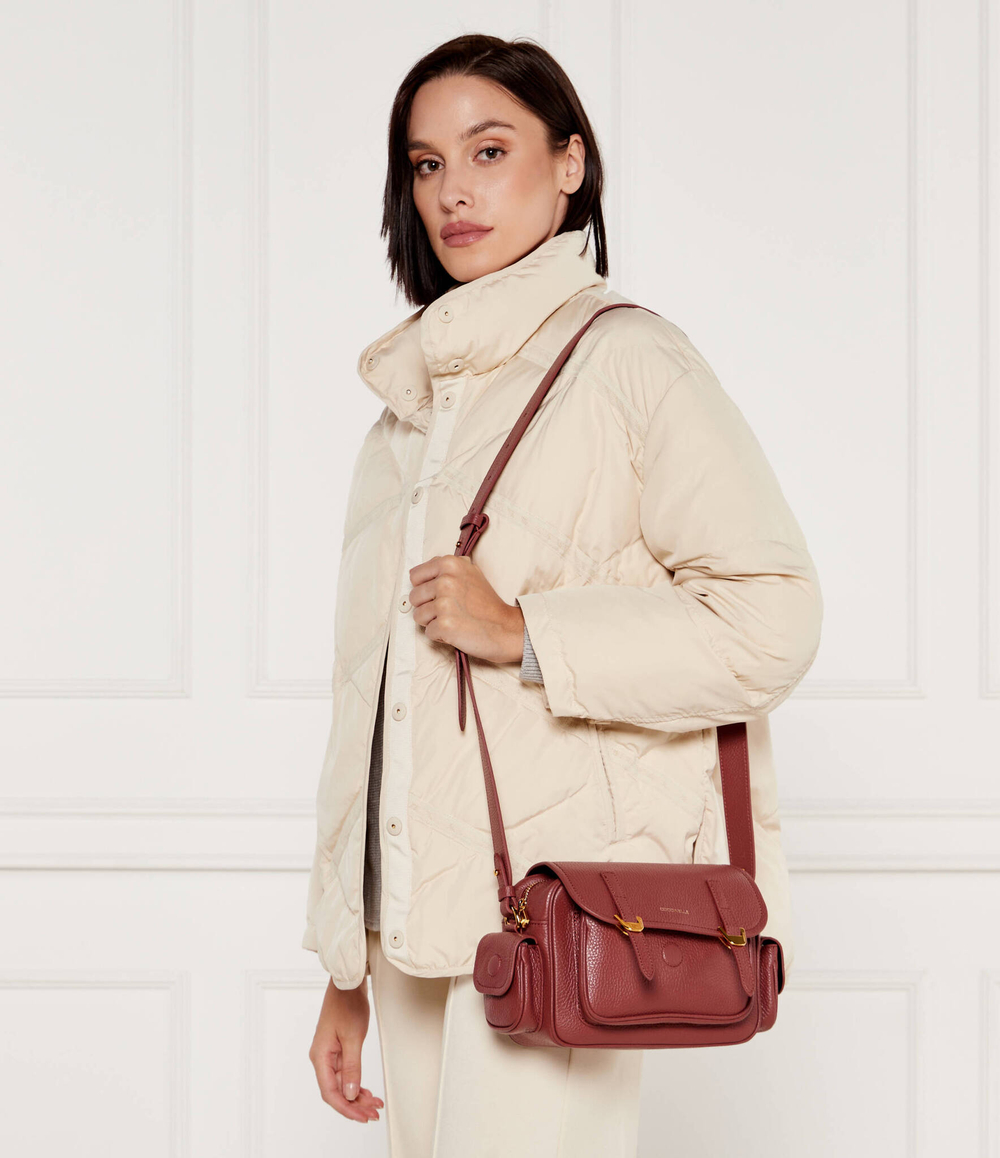 Кожаная сумка-мессенджер Coccinelle - красный(E1 RFF 15 02 01)