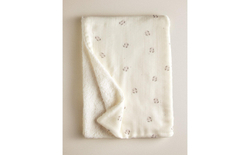 Zara Home Полотенце для лица и рук из хлопка, кремовый, 90x50 см
