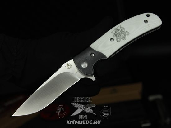 Складной нож Steelclaw Резервист-Перун c клинком из стали D2, рукоять G10