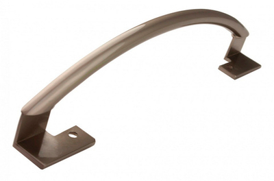 Ручка мебельная скобка ОФК-268-160 для раздв. дверей ("книжка") мат. никель