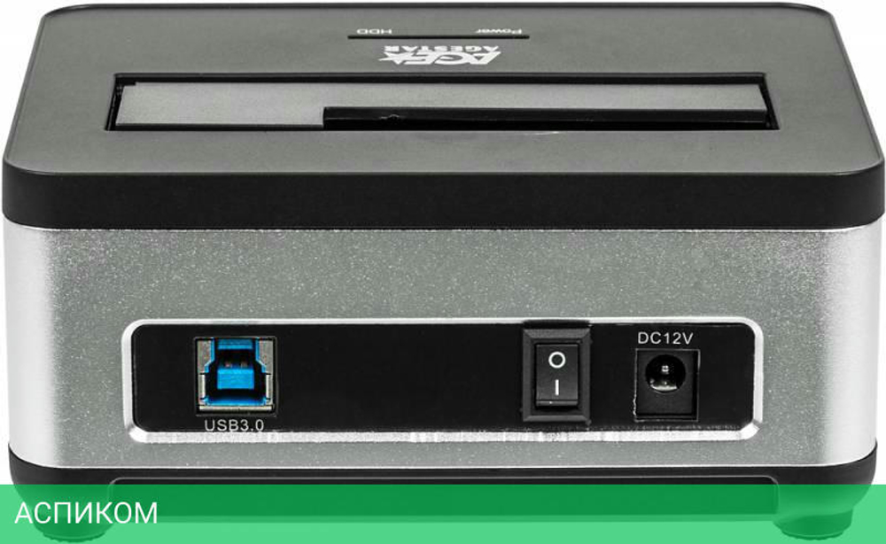 Бокс для накопителя AgeStar 3UBT7 серебристый