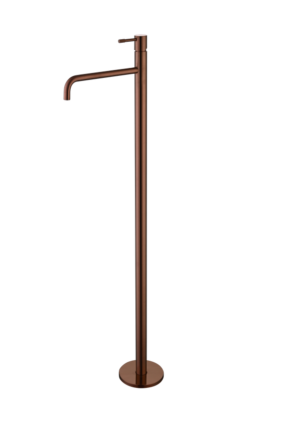 Смеситель для умывальника напольный Uno Brushed Bronze