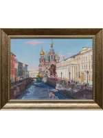 Картина маслом Вечер у Спаса Глухов
