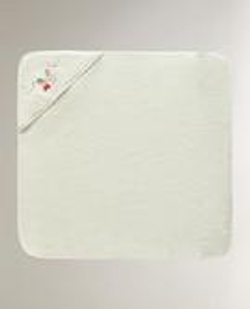 ZARA HOME ДЕТСКОЕ ПОЛОТЕНЦЕ С КАПЮШОНОМ И МЫШАТАМИ, СВЕТЛО-БЕЖЕВЫЙ