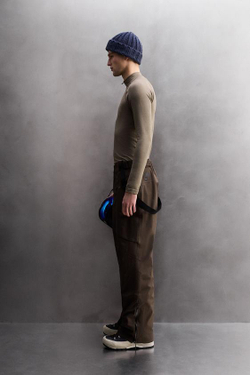 ZARA КОМПРЕССИОННАЯ ФУТБОЛКА ДЛЯ КАТАНИЯ НА ЛЫЖАХ С ВОРОТНИКОМ НА МОЛНИИ, МЯГКИЙ ЗЕЛЕНЫЙ