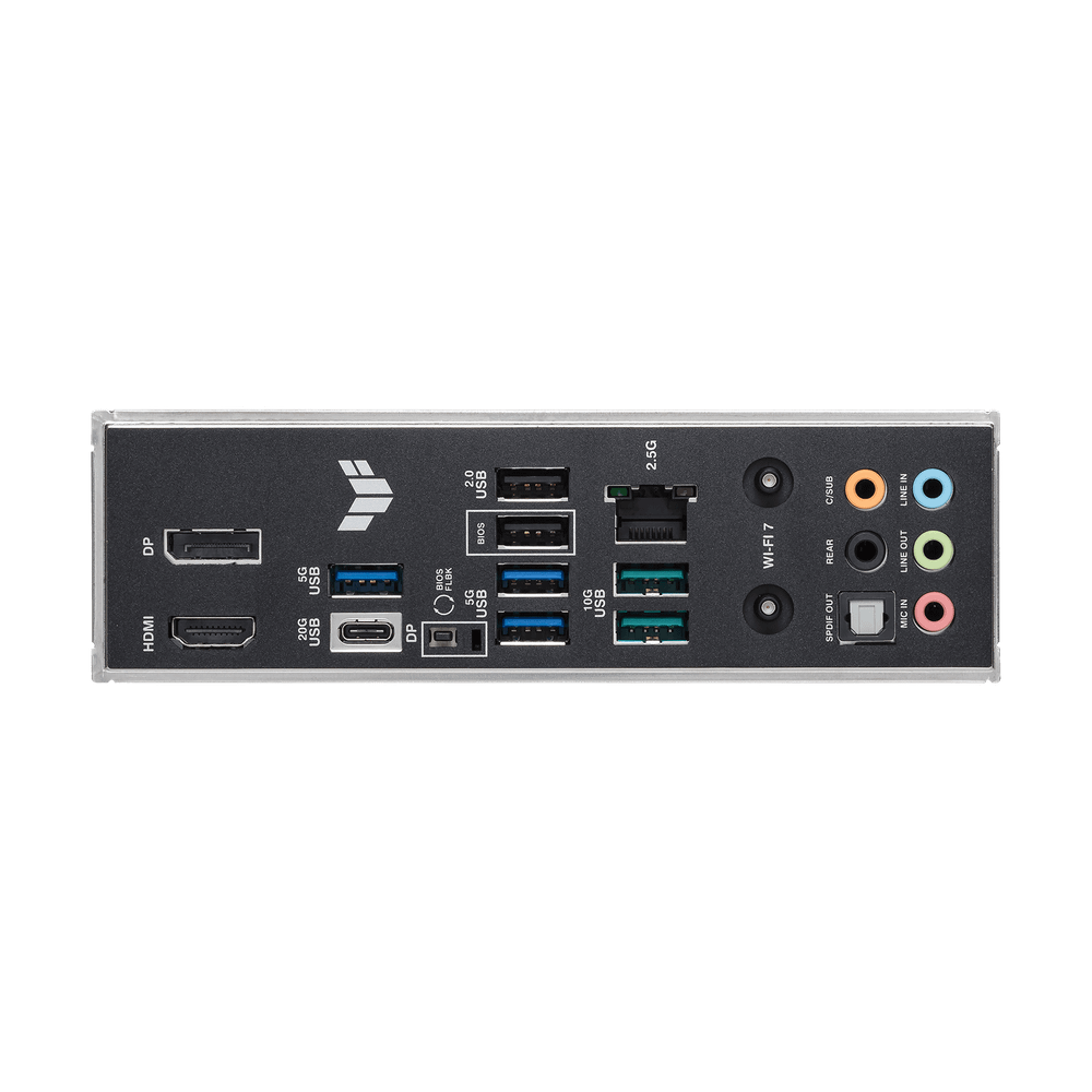 Материнская плата ASUS TUF GAMING B860-PLUS WIFI, LGA1851 B860 4xDDR5 4xSATA 3xM.2 HDMI DP ATX