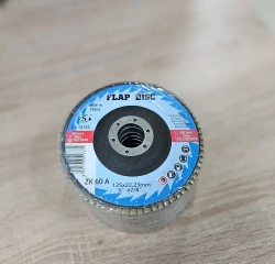 Круг лепестковый торцевой 125 x 22.23; P60