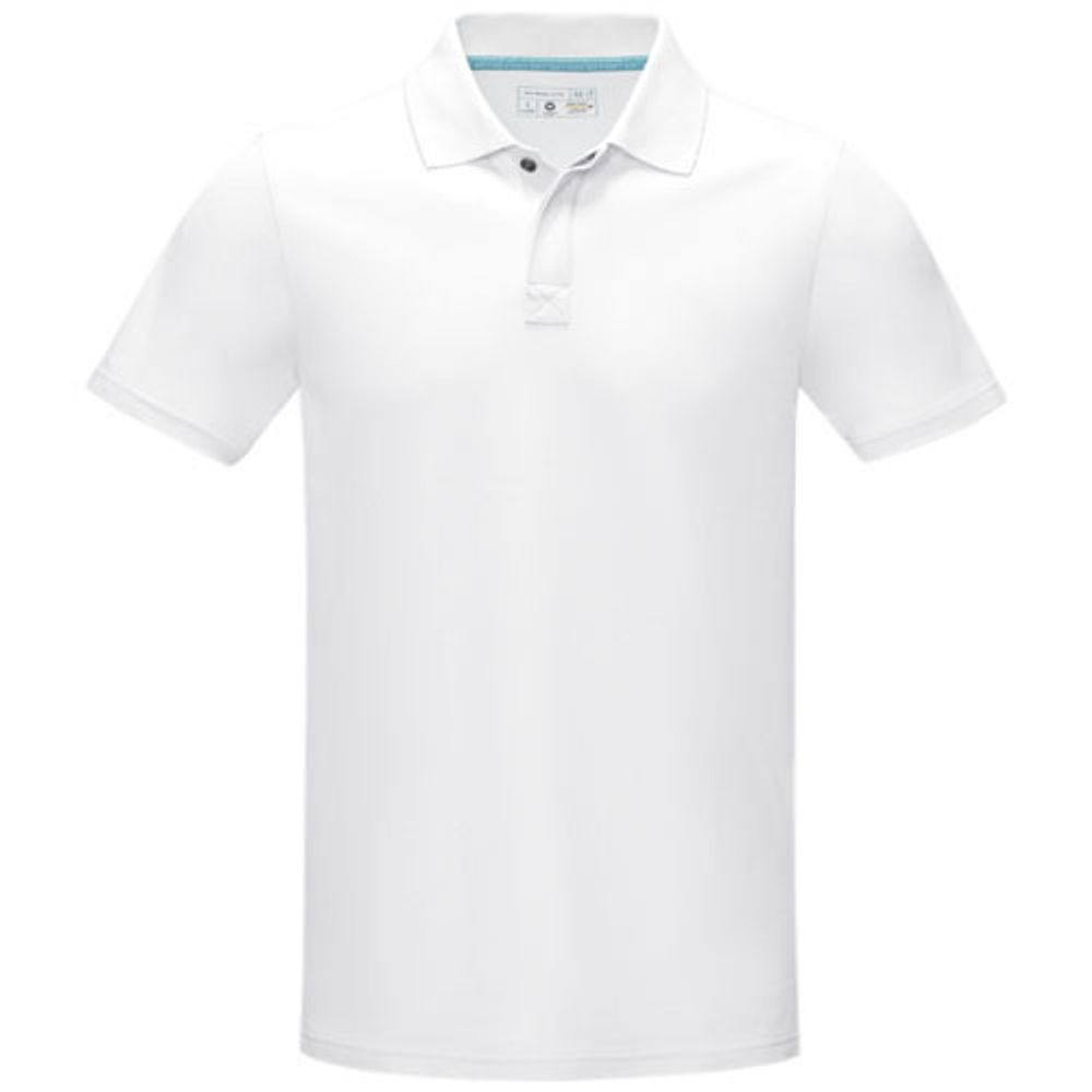 Мужское поло Graphite с коротким рукавом, изготовленное из натуральных материалов