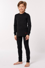 Термобелье для мальчиков Wool Protection MCLWPB0102 черный Montero