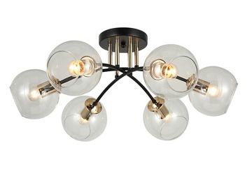 26010/6 GOLD+BLACK (1) Люстра RL