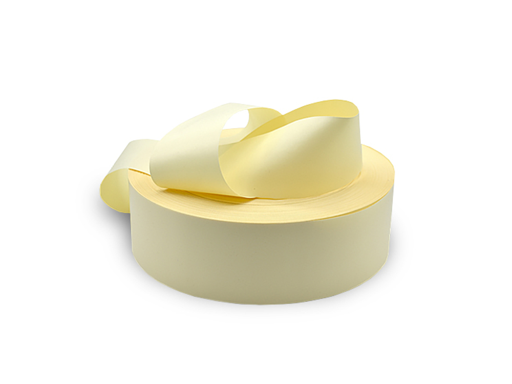 Плиссированная лента МАТОВАЯ 25/40 Светло-Желтая