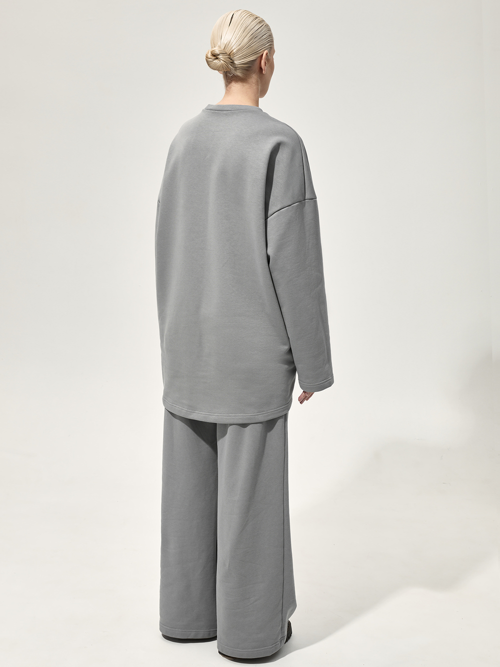 Толстовка "Бетон". Серая