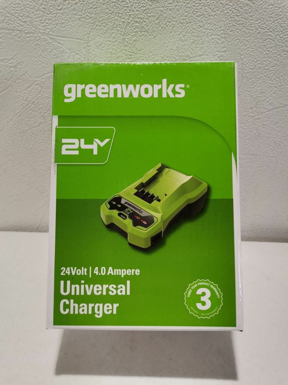 Зарядное устройство Greenworks G24C, для аккумуляторов 24В, Li-Ion (быстрое)