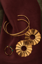 Серьги СОЛНЦЕ позолота