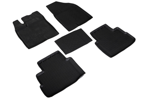 Резиновые коврики с высоким бортом для Haval Dargo 2022-н.в., Seintex.98611