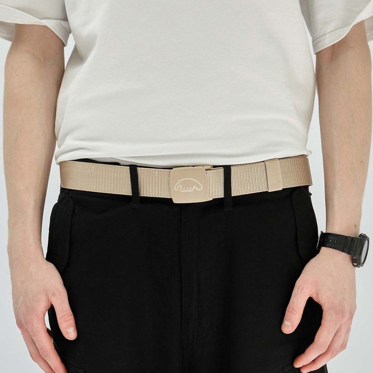 Ремень ANTEATER Helper LOGO пластик, бежевый