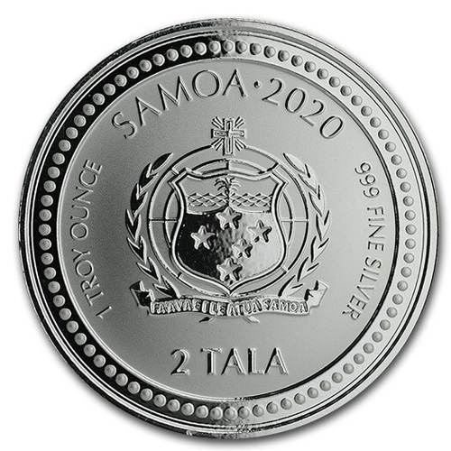 Самоа / 2 тала / 2020 год / Висконти "Бискионе" / Ag Серебро