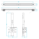 NORDBERG (C802) Стенд сход-развал 3D модель для подъемников