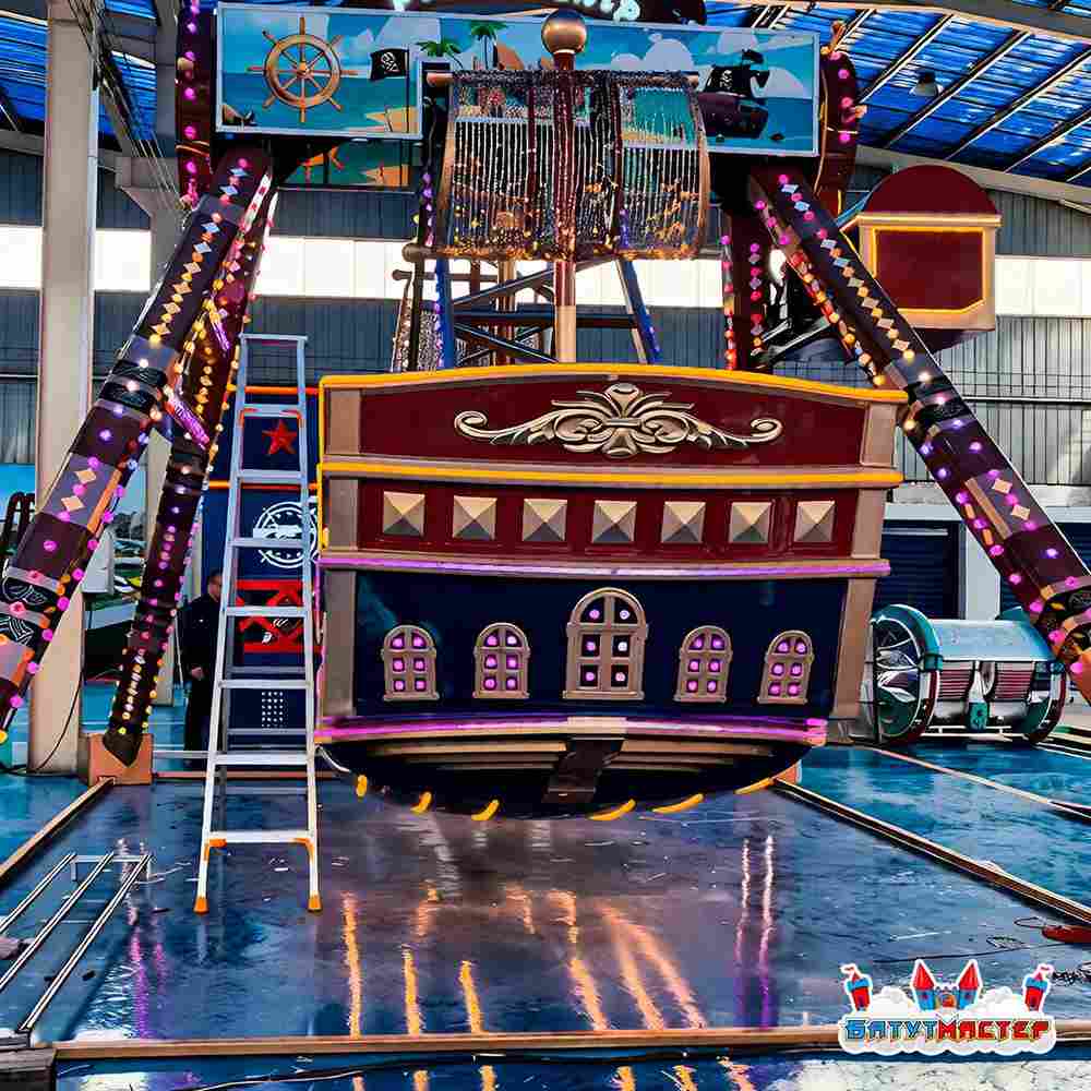 Качель корабль «Штормовой рейд», 16 мест, 7×5×4 м