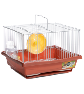 Клетка YD114 для мелких животных, эмаль, терракотовая, 300*230*210мм, Triol