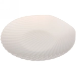 Тарелка «White magic» 26,5*2,5см стеклокерамика Ракушка