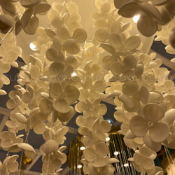 Люстра Cloyd TAONGI C9 / выс. 80 см - керамика - белый (арт.11333)