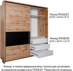 Шкаф-купе «Блэквуд» П3.556.1.11(558.01)